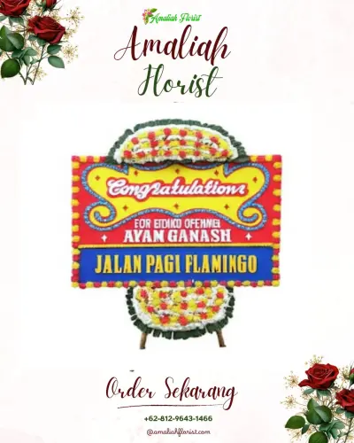 Bunga Papan Congratulation di Batuceper